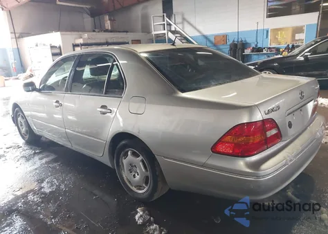 2002 Lexus Ls 430 из США, поврежденный, VIN JTHBN30F120072004